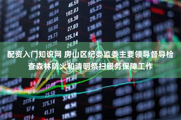配资入门知识网 房山区纪委监委主要领导督导检查森林防火和清明祭扫服务保障工作